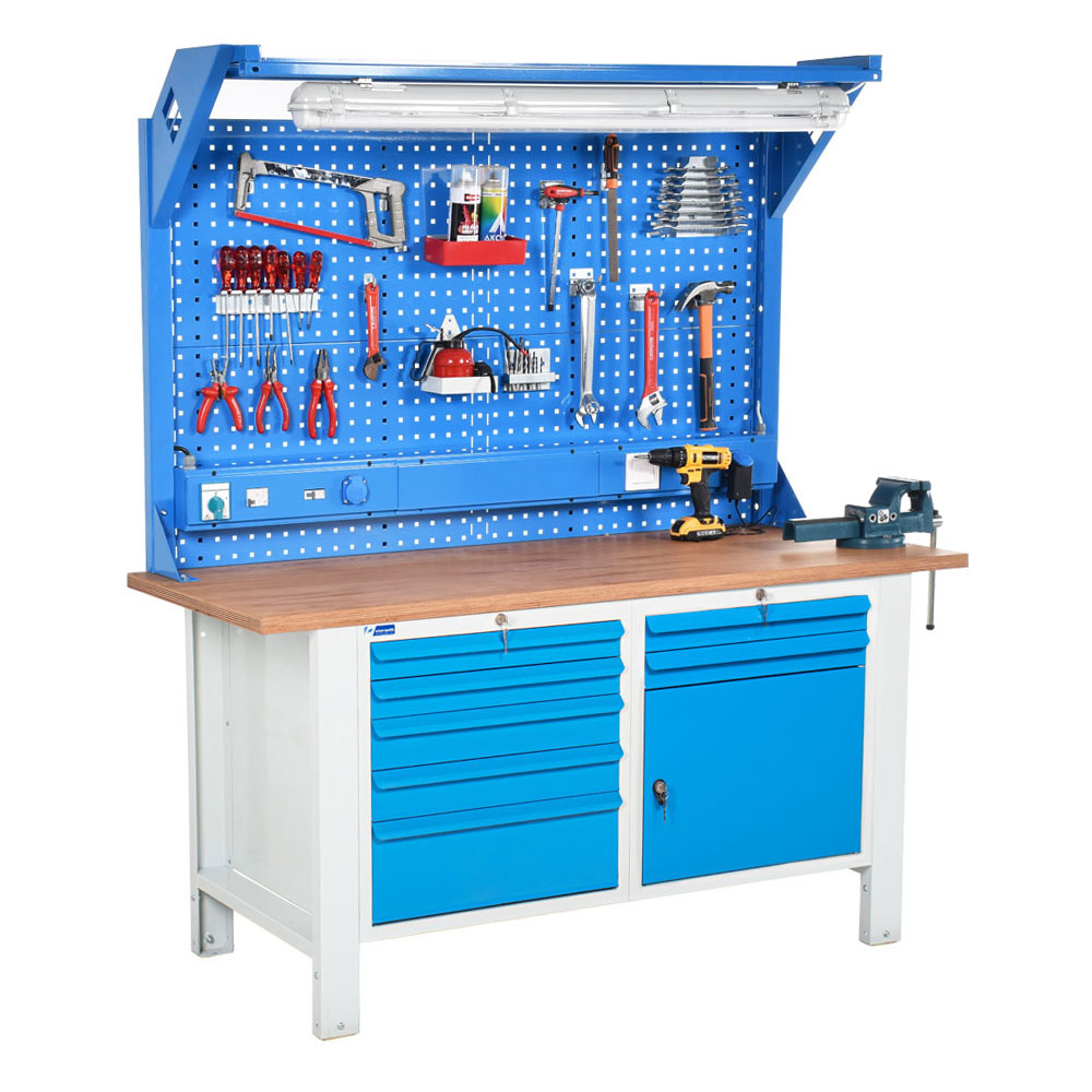 Atölye Çalışma Tezgahı (1600x720x830-930 mm) - 056.242.6