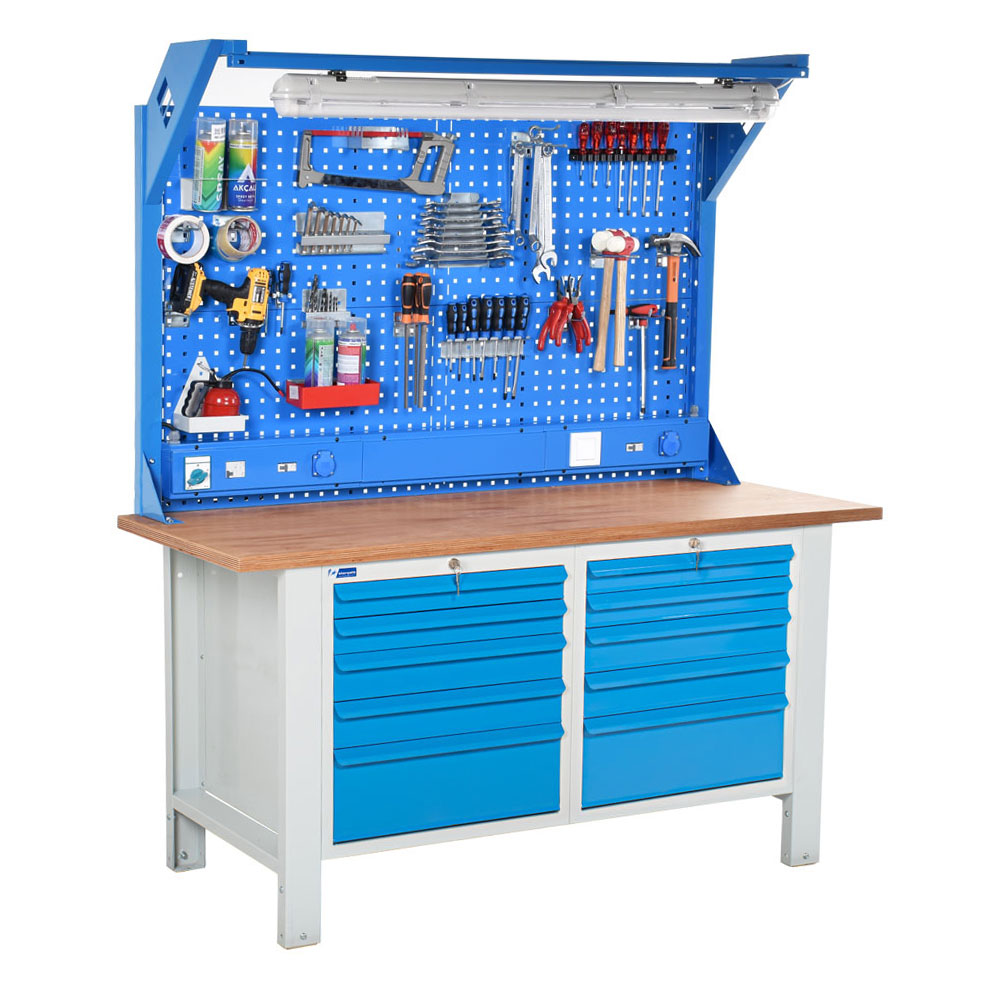 Atölye Çalışma Tezgahı (1600x720x830-930 mm) - 056.244.6