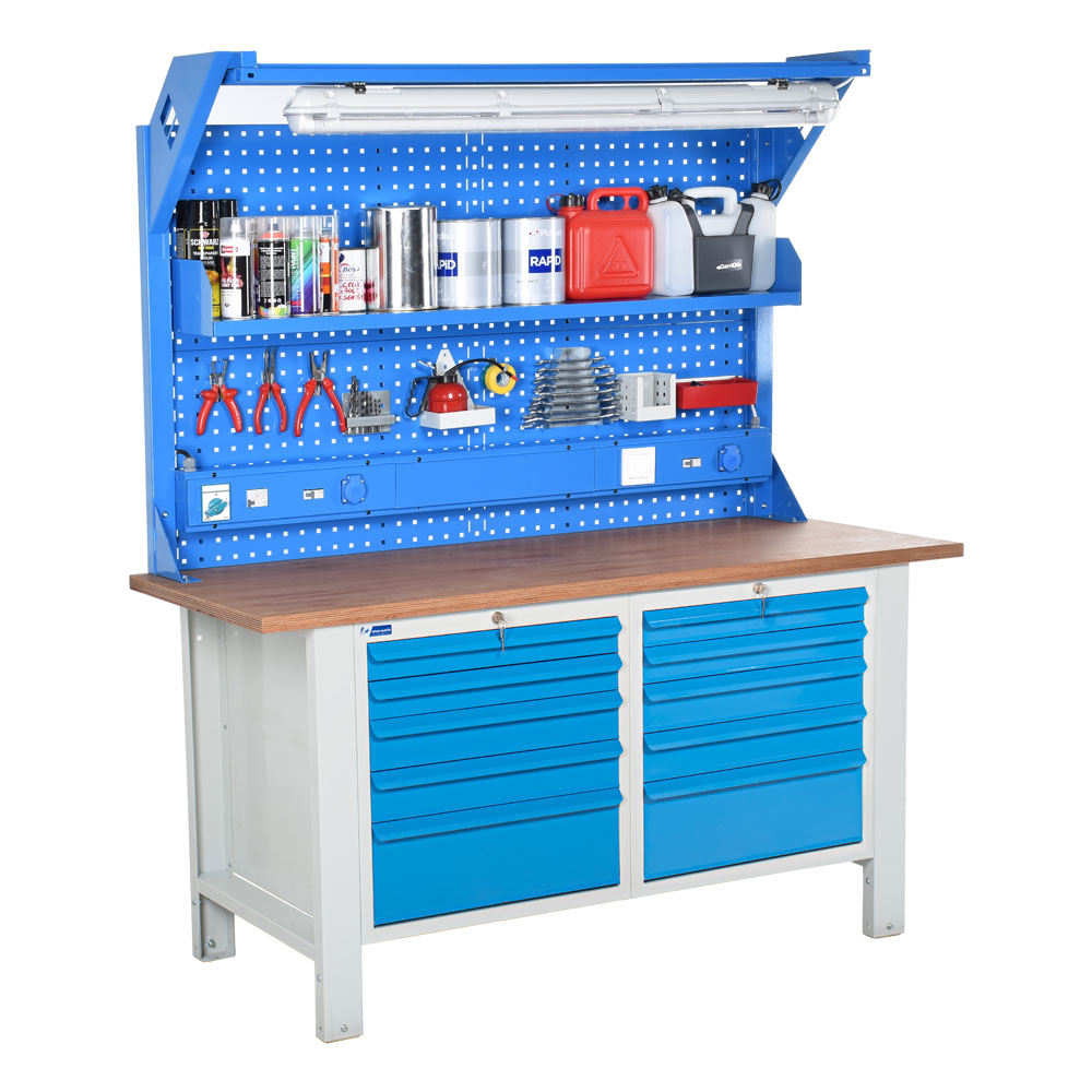 Atölye Çalışma Tezgahı (1600x720x830-930 mm) - 056.244.7