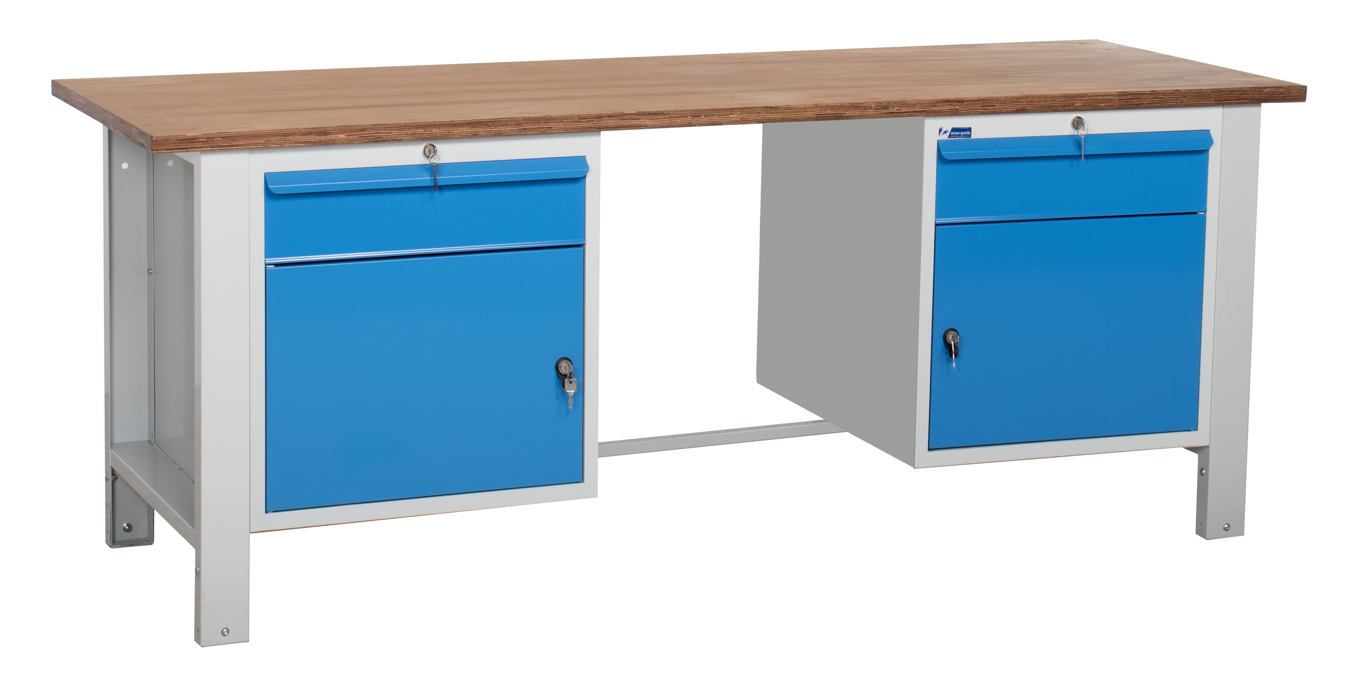 Atölye Çalışma Tezgahı (2130x720x830-930 mm) - 056.3101