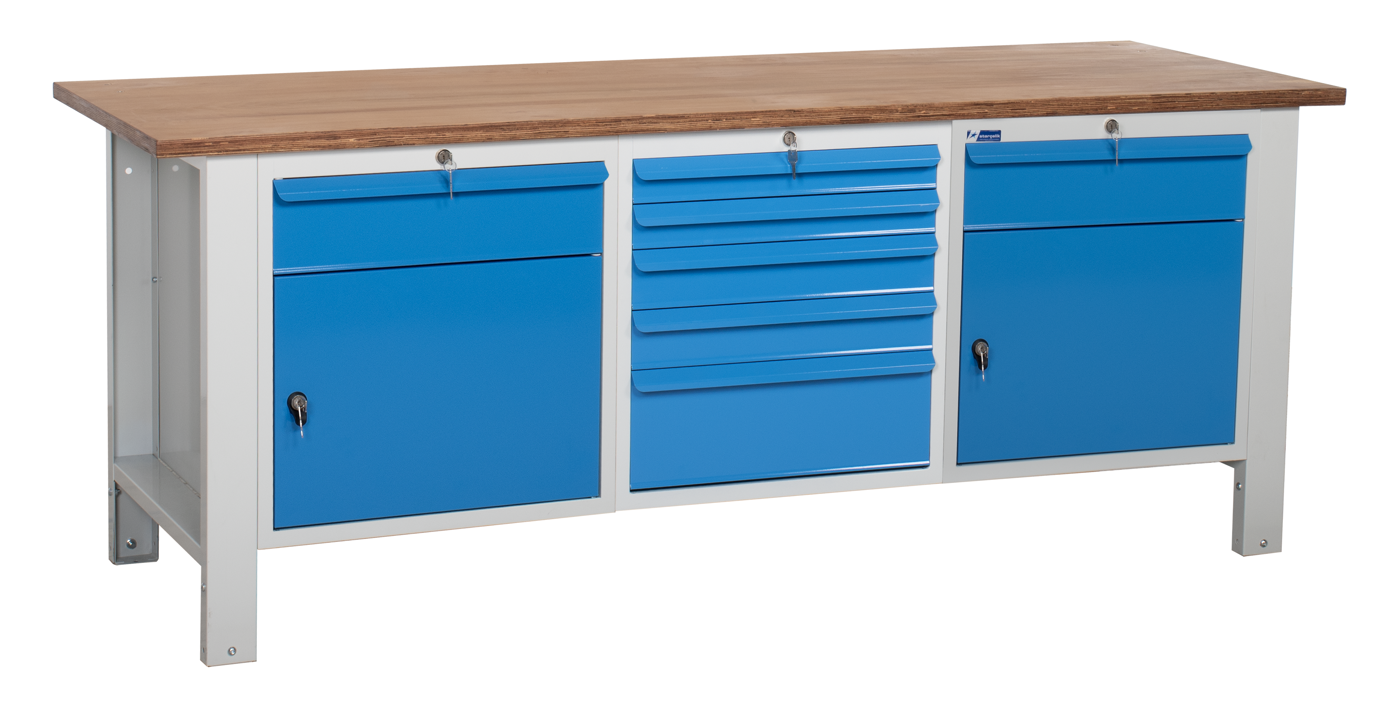 Atölye Çalışma Tezgahı (2130x720x830-930 mm) - 056.3141