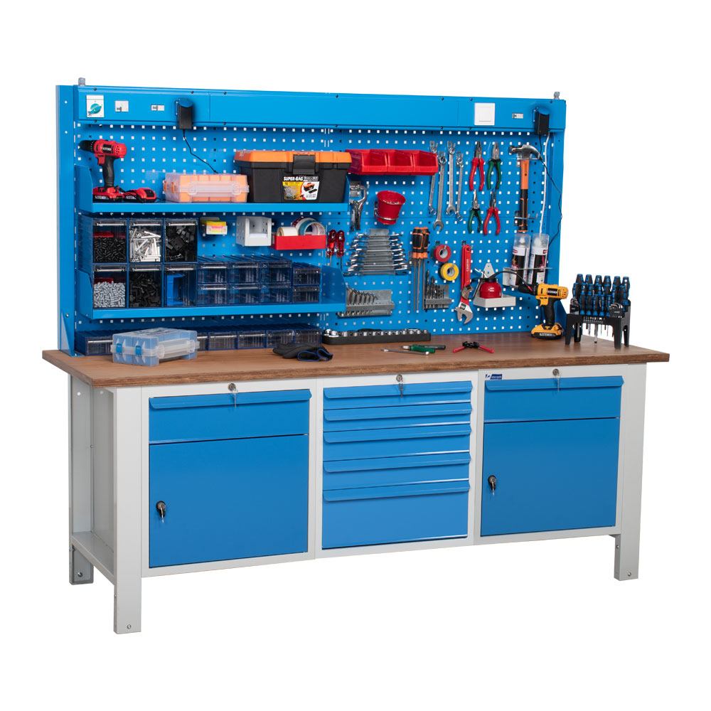 Atölye Çalışma Tezgahı (2130x720x830-930/1844 mm) - 056.3141.4