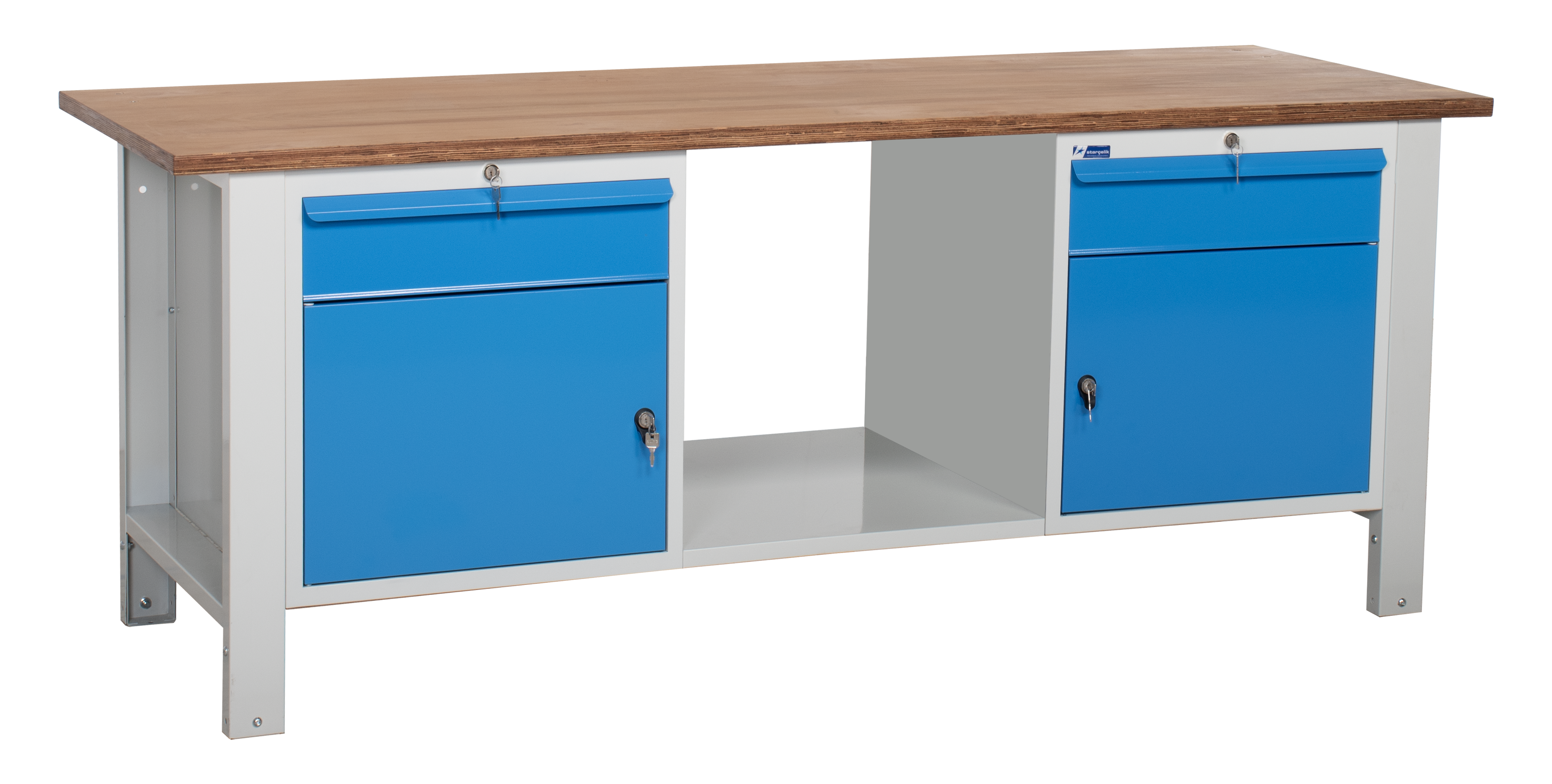 Atölye Çalışma Tezgahı (2130x720x830-930 mm) - 056.3171