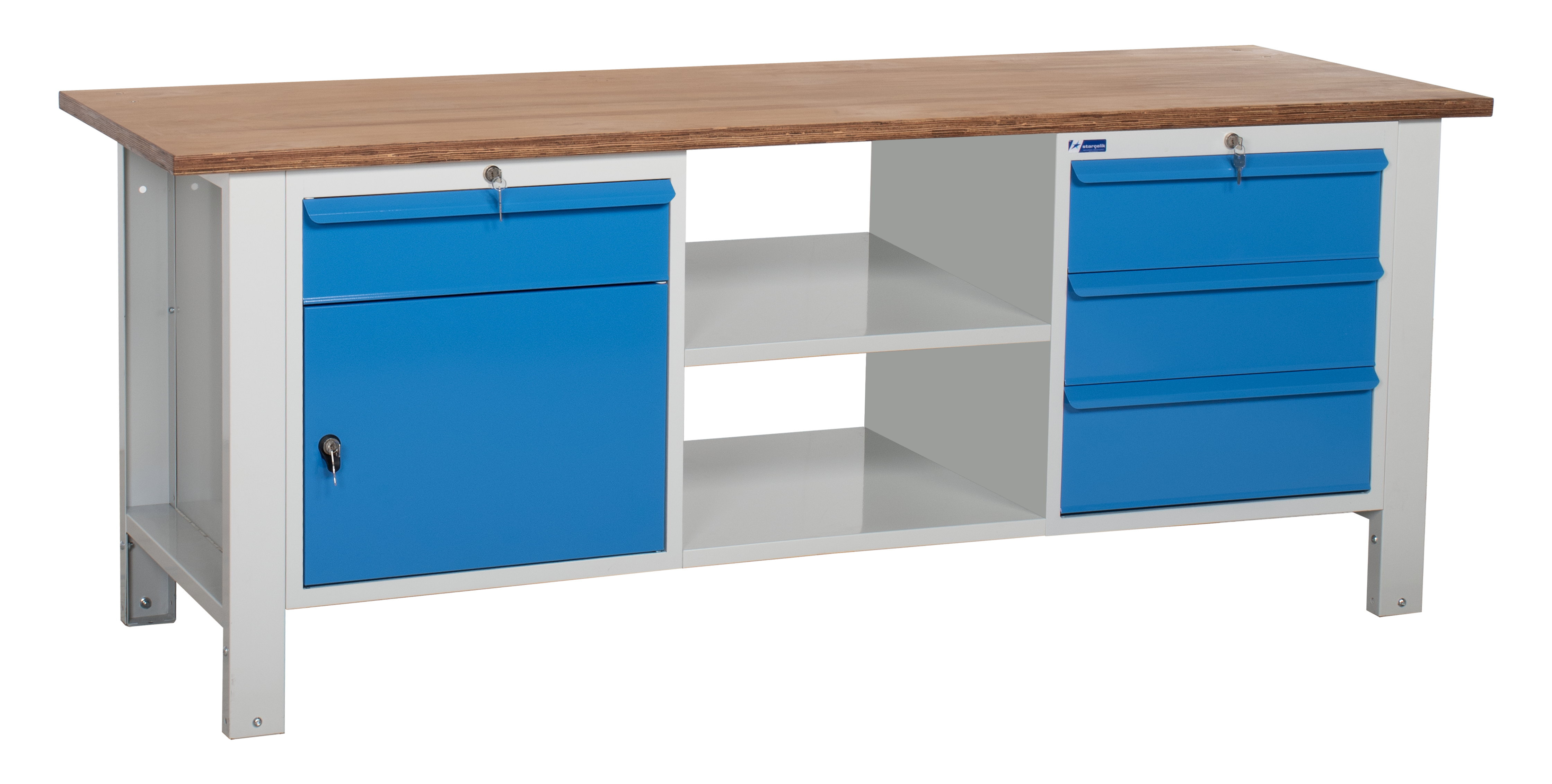 Atölye Çalışma Tezgahı (2130x720x830-930 mm) - 056.3193