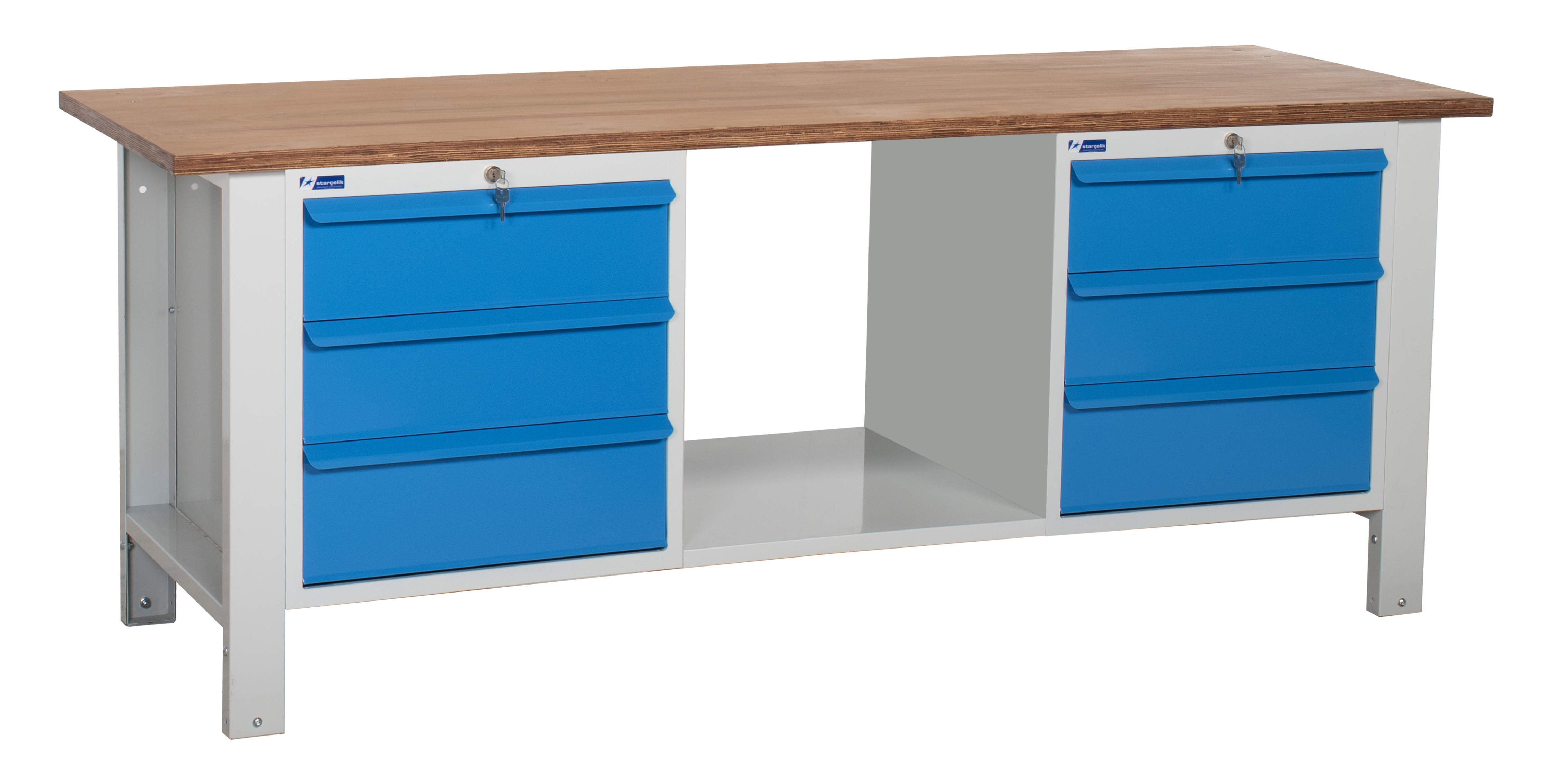 Atölye Çalışma Tezgahı (2130x720x830-930 mm) - 056.3373