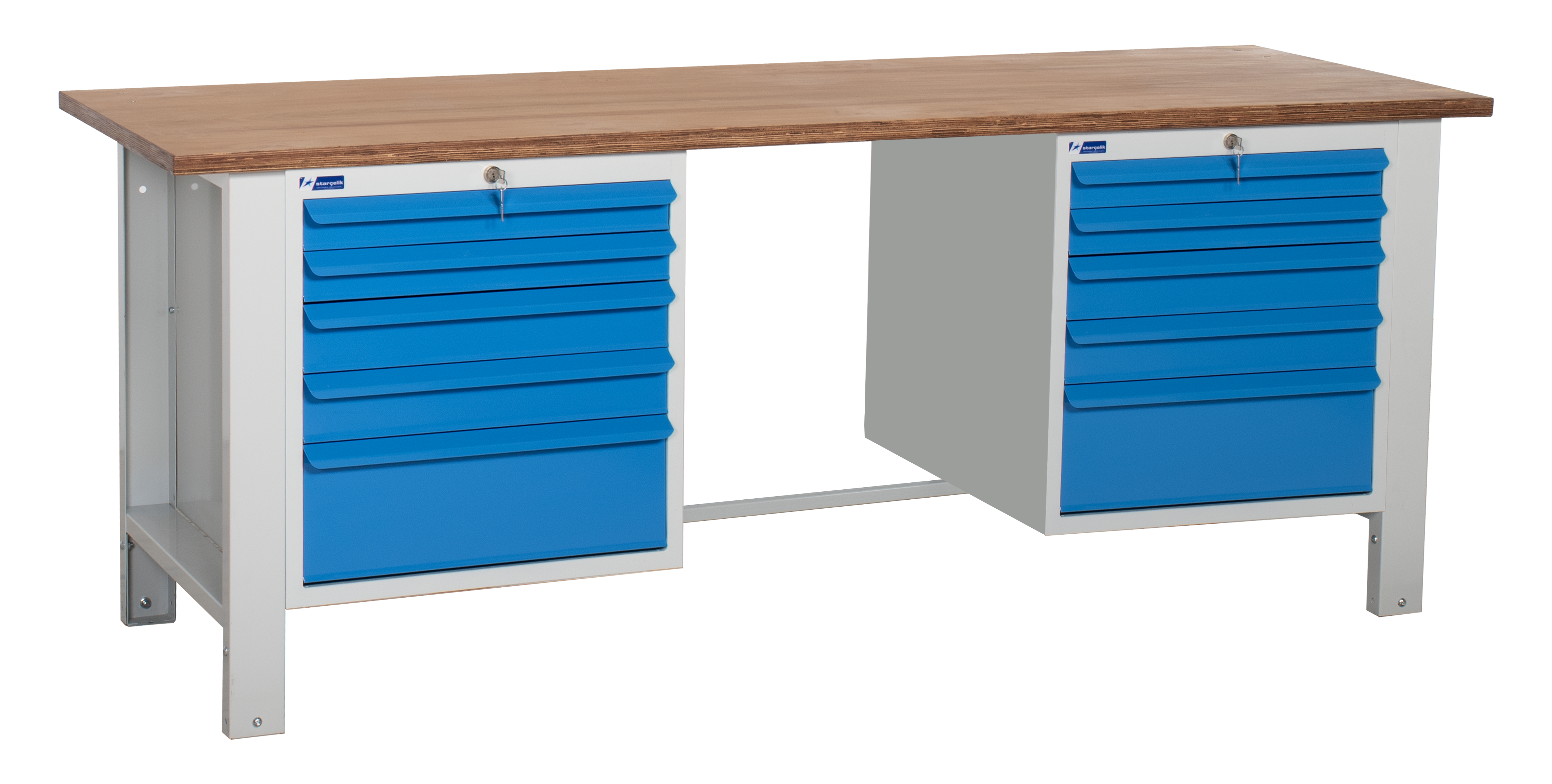 Atölye Çalışma Tezgahı (2130x720x830-930 mm) - 056.3404