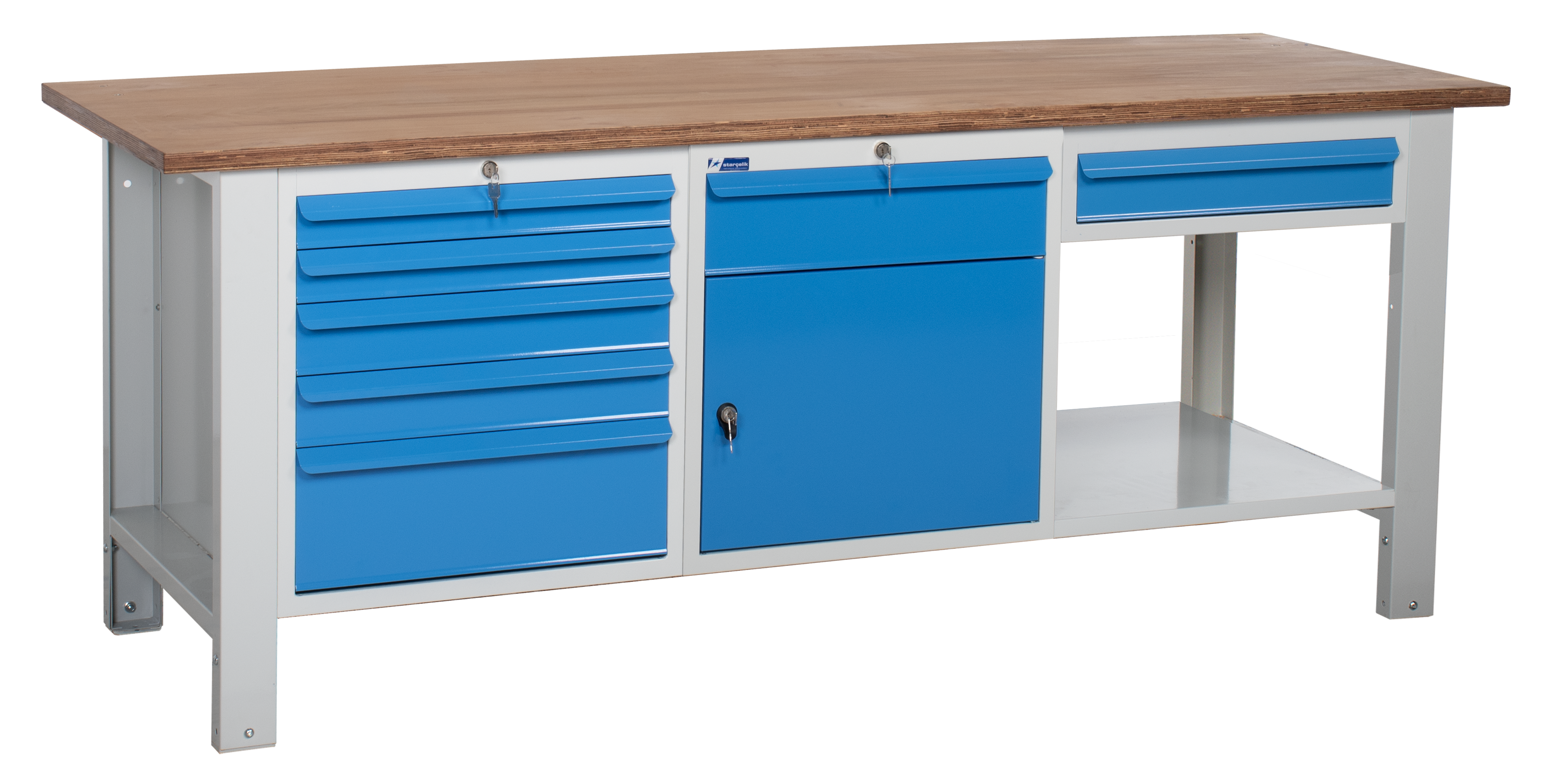 Atölye Çalışma Tezgahı (2130x720x830-930 mm) - 056.34157