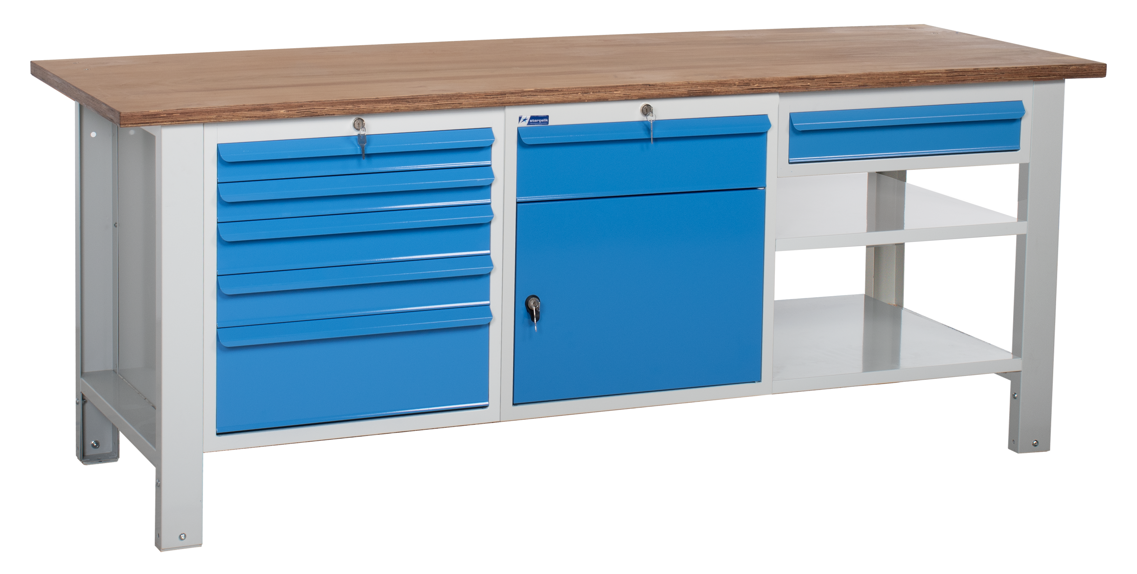 Atölye Çalışma Tezgahı (2130x720x830-930 mm) - 056.34159