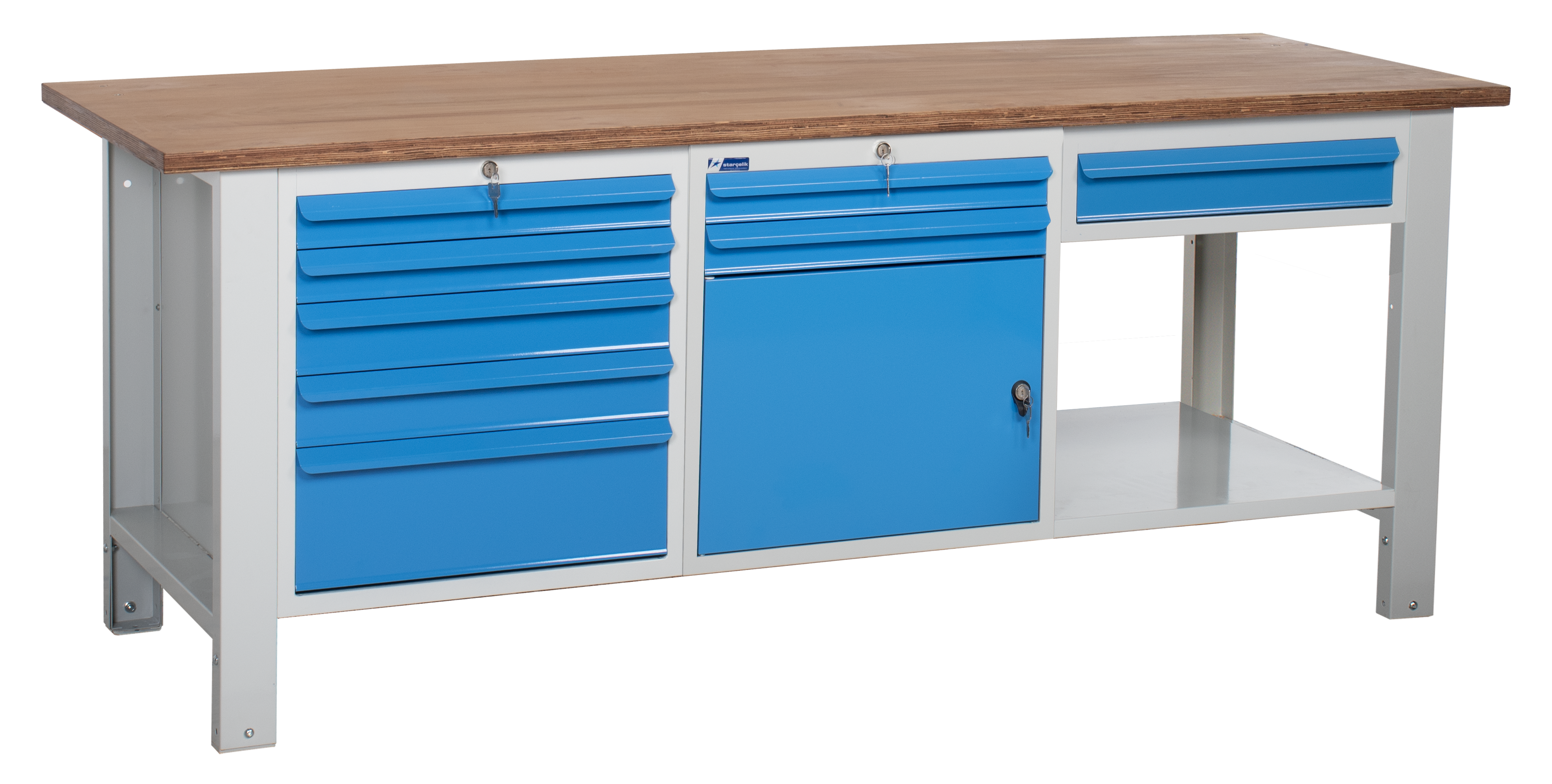 Atölye Çalışma Tezgahı (2130x720x830-930 mm) - 056.34257