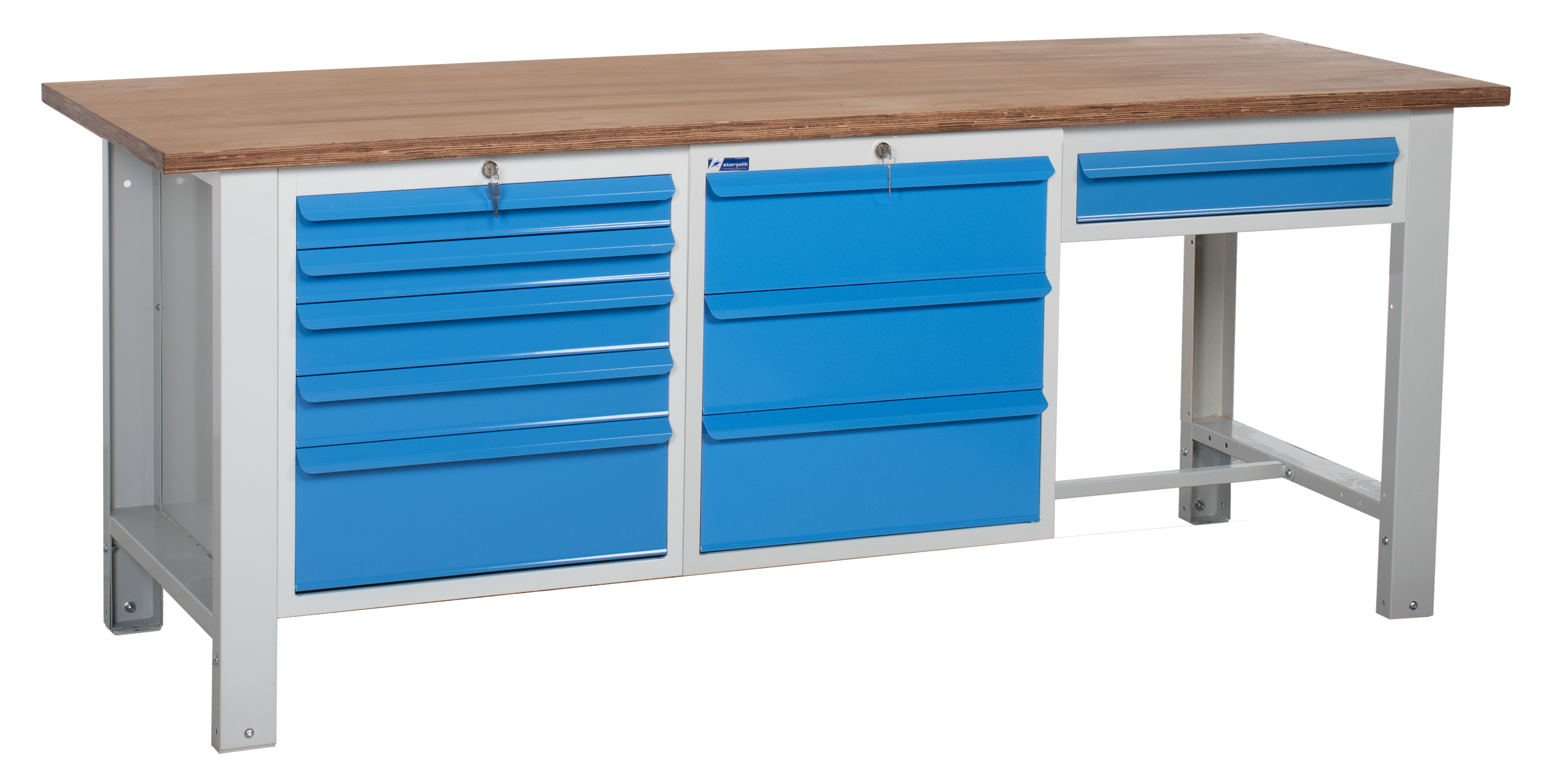 Atölye Çalışma Tezgahı (2130x720x830-930 mm) - 056.3435