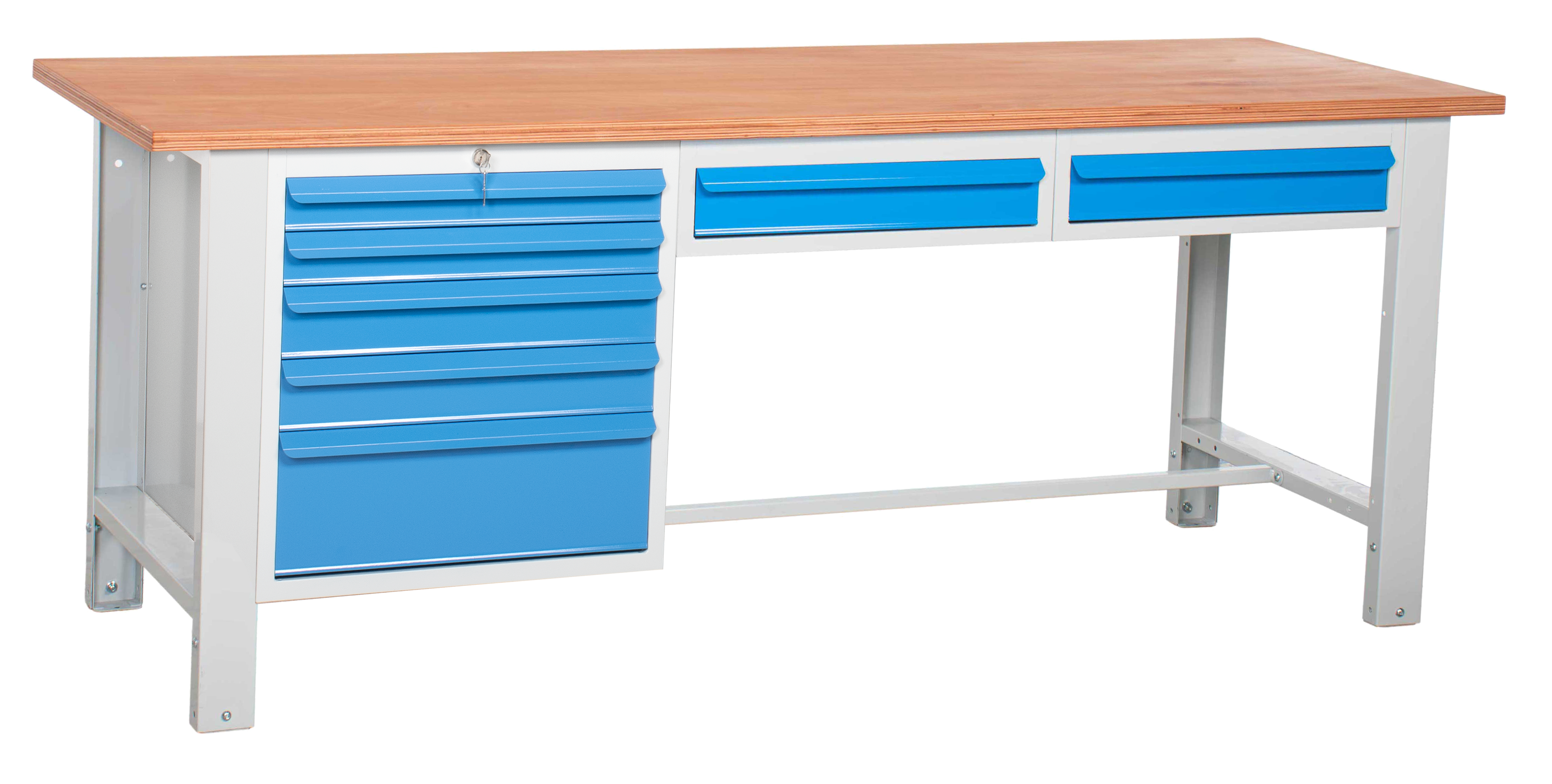 Atölye Çalışma Tezgahı (2130x720x830-930 mm) - 056.3455