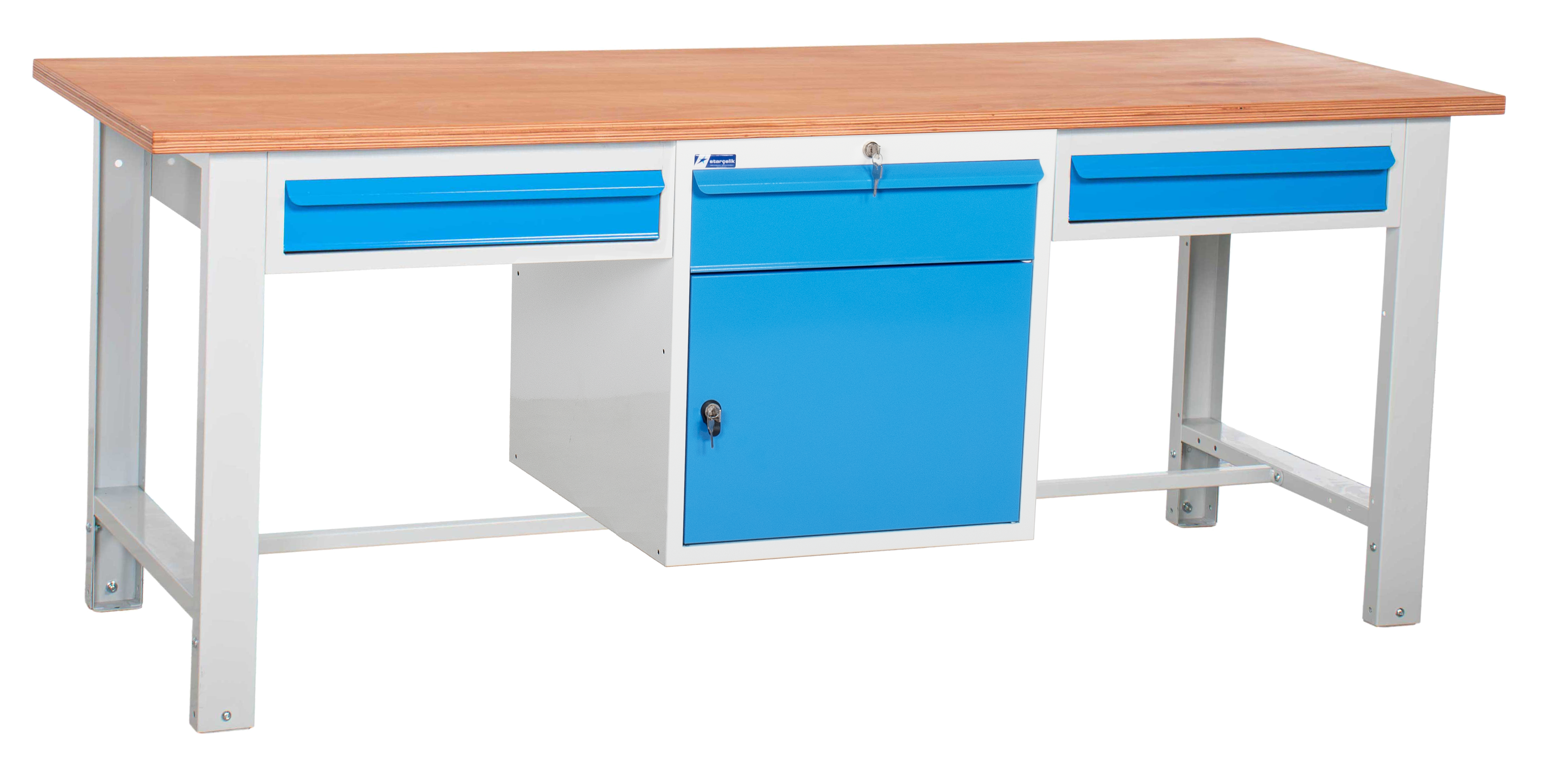 Atölye Çalışma Tezgahı (2130x720x830-930 mm) - 056.3515