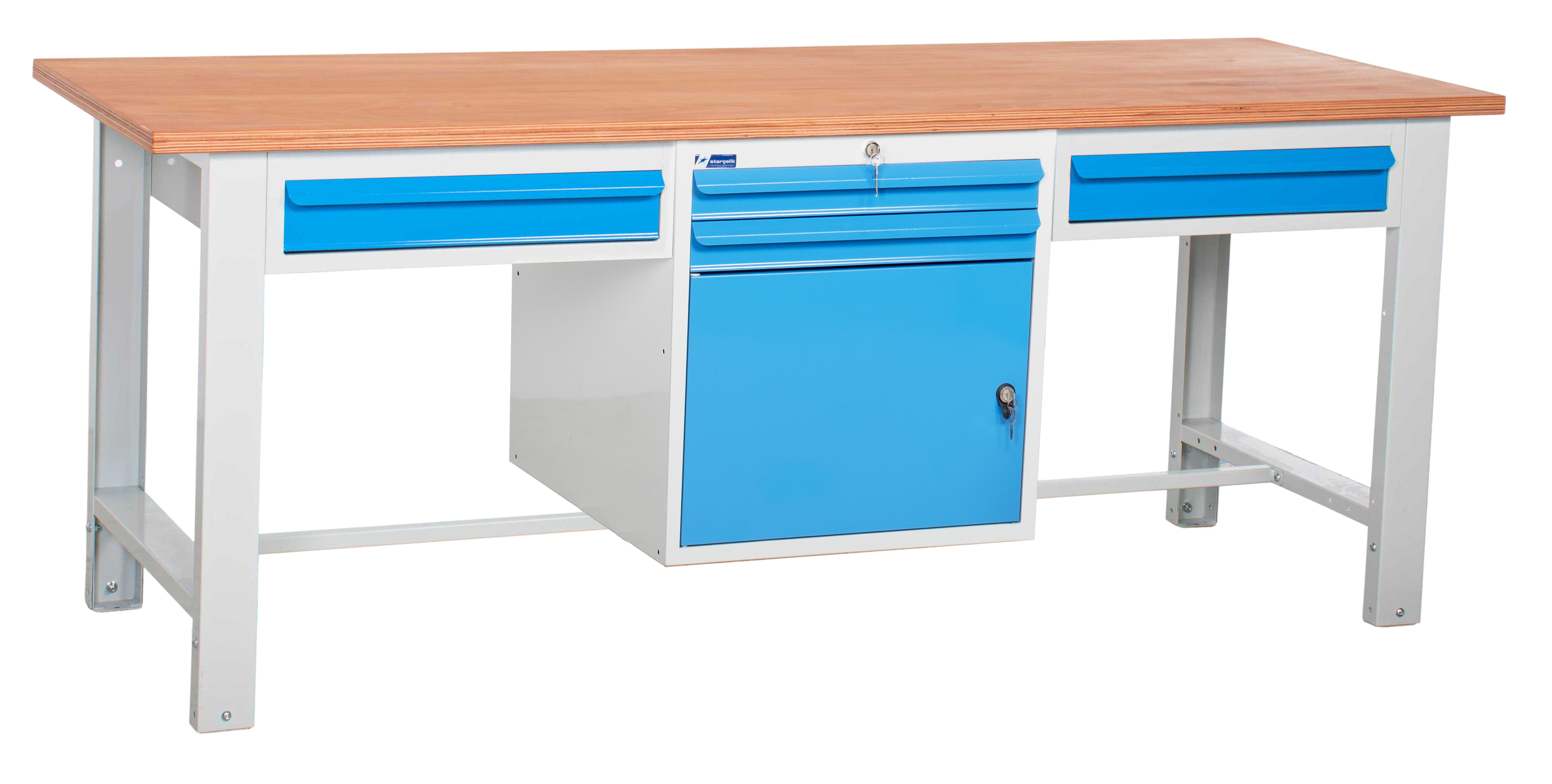 Atölye Çalışma Tezgahı (2130x720x830-930 mm) - 056.3525