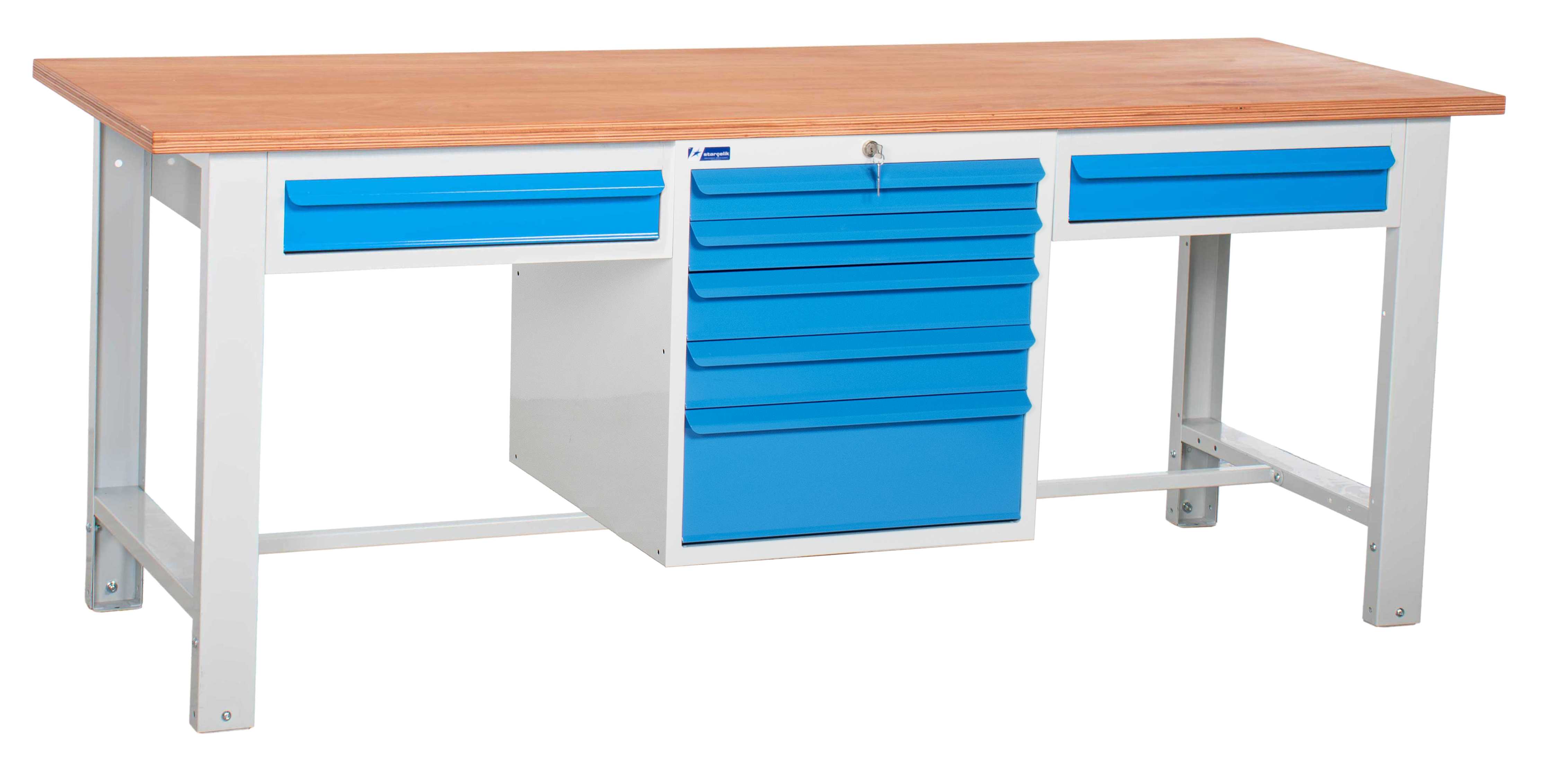 Atölye Çalışma Tezgahı (2130x720x830-930 mm) - 056.3545