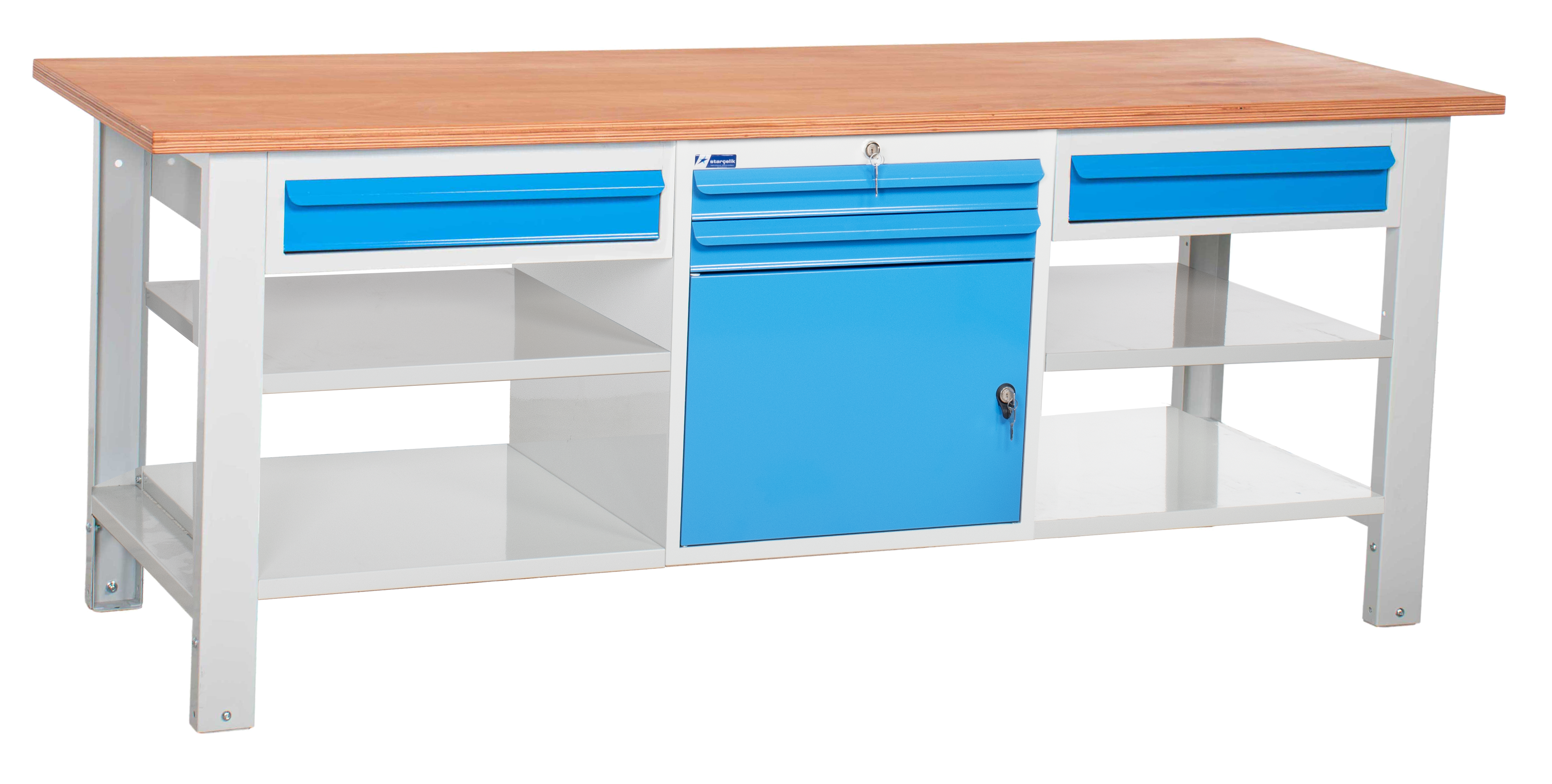 Atölye Çalışma Tezgahı (2130x720x830-930 mm) - 056.35959