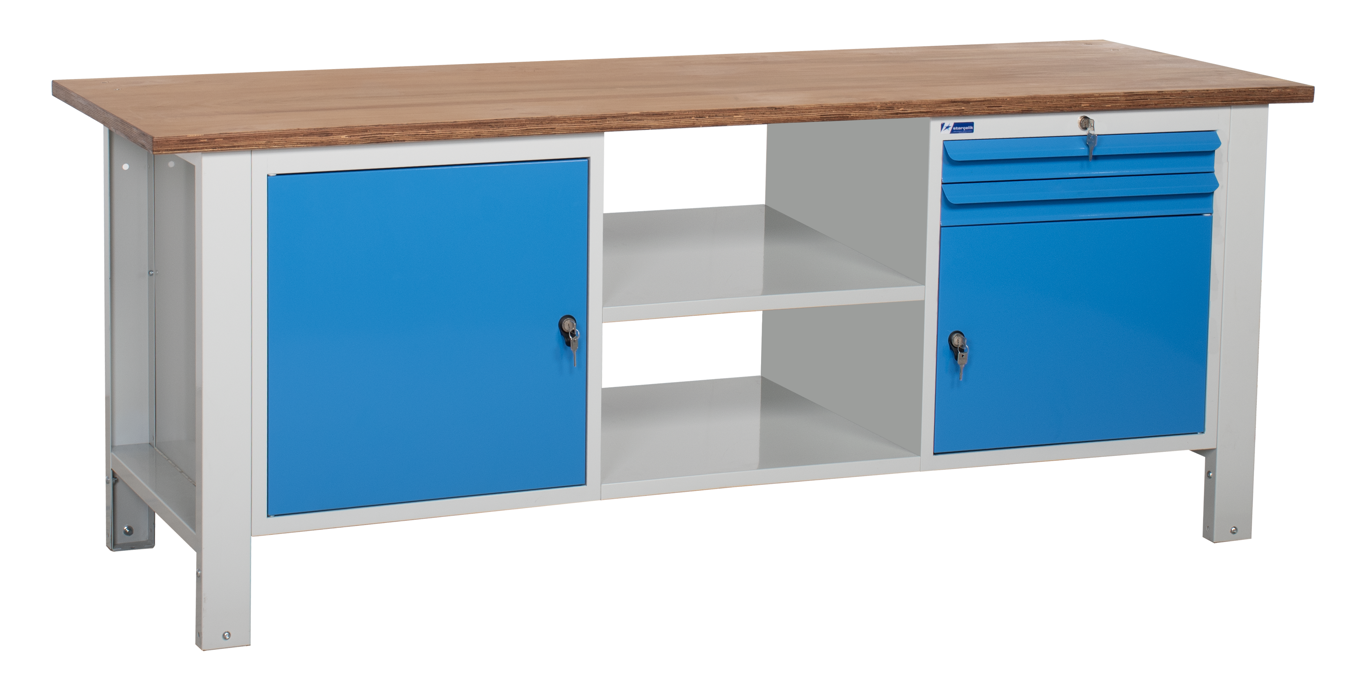 Atölye Çalışma Tezgahı (2130x720x830-930 mm) - 056.3692