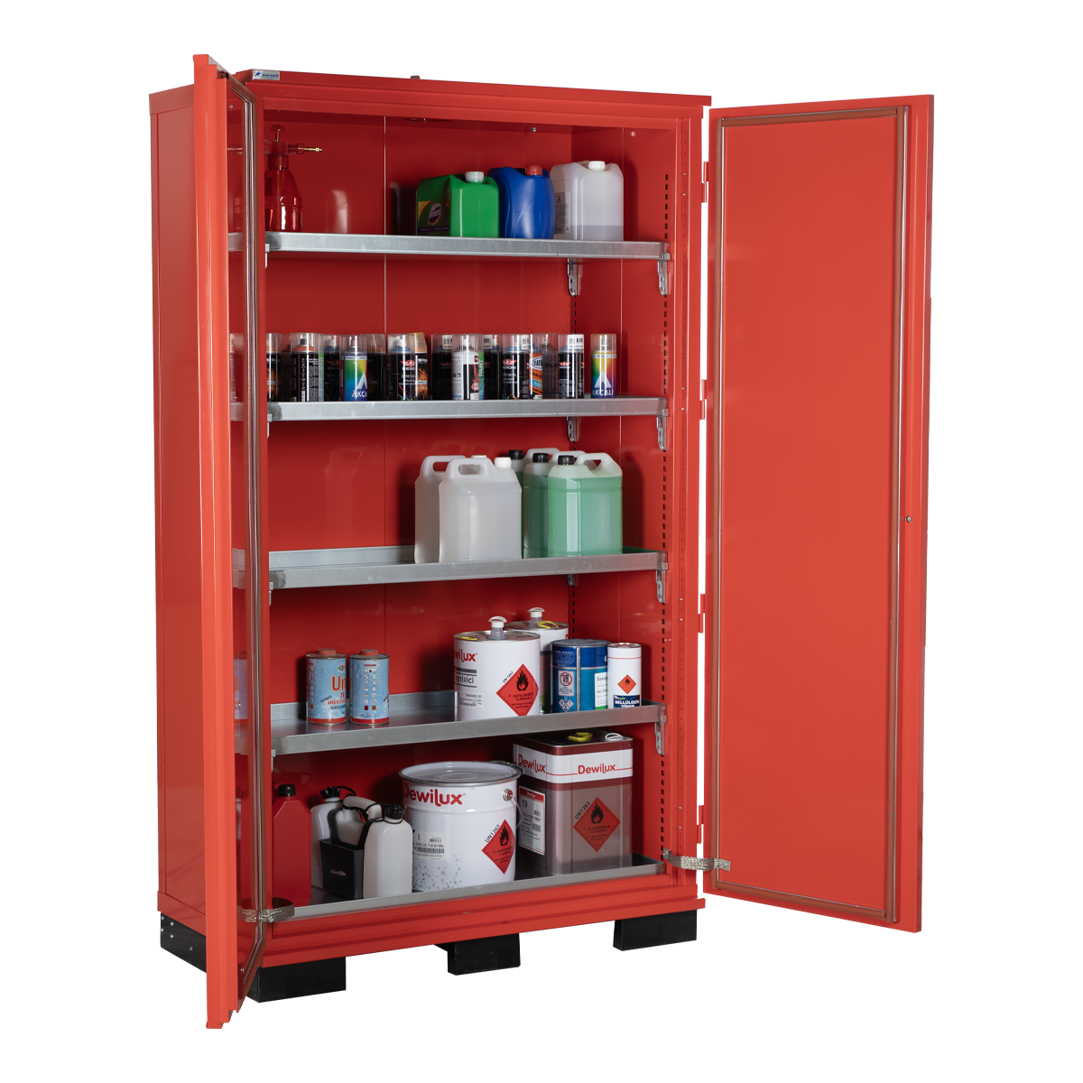 Yangına Dayanıklı Kimyasal Saklama Dolabı (1200x620x2100 mm) - 072.2120621-15 (YD)